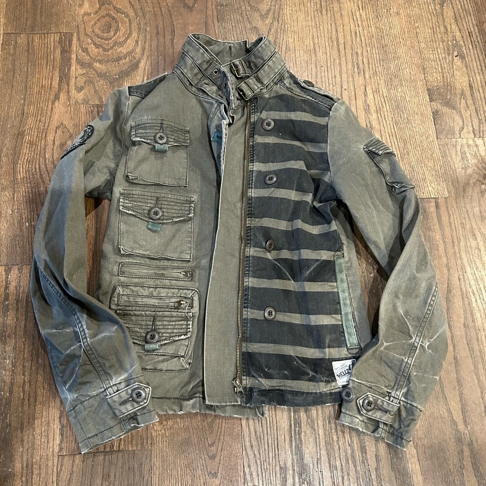 Women's Striped Utility Jacket